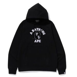 Authentic A Bathing Ape Bape x Ovo pullover hoodie black men’s Size Large